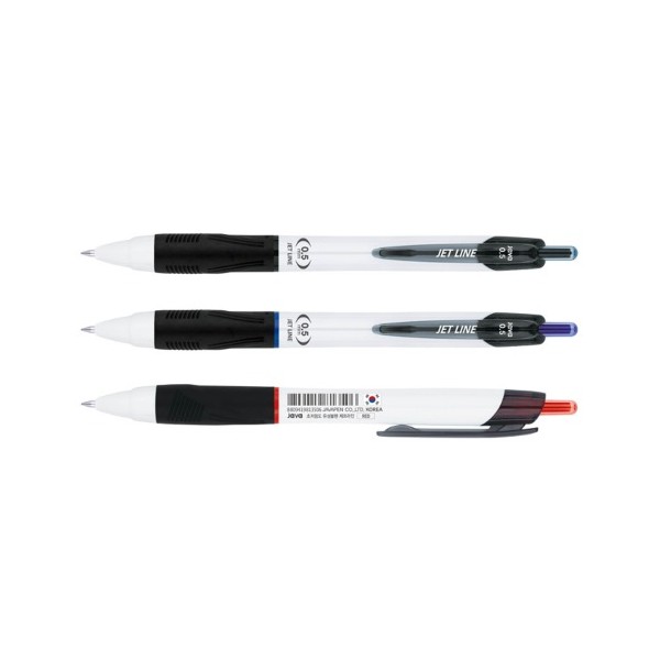 자바 초저점도 제트라인 볼펜 유성펜 0.5mm